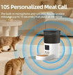 Intelligenter automatischer Futterautomat für Haustiere mit App, Kamera und Sprachaufzeichnung für Katzen und Hunde