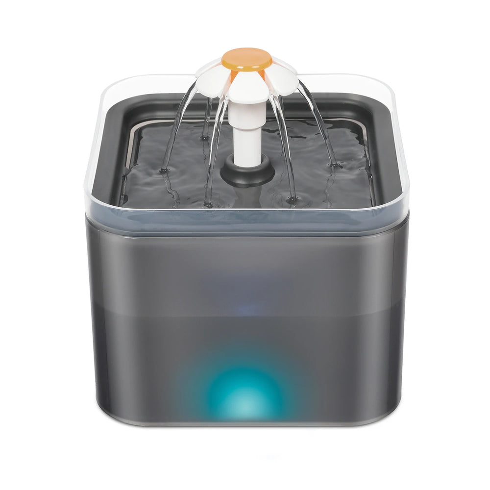 Fontaine à eau pour chat – Fontaine à eau automatique avec lumière LED (2L)