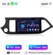 Autoradio Junsun CarPlay et Android Auto – Kia Picanto 2011–2014 – Navigation multimédia Android 12
