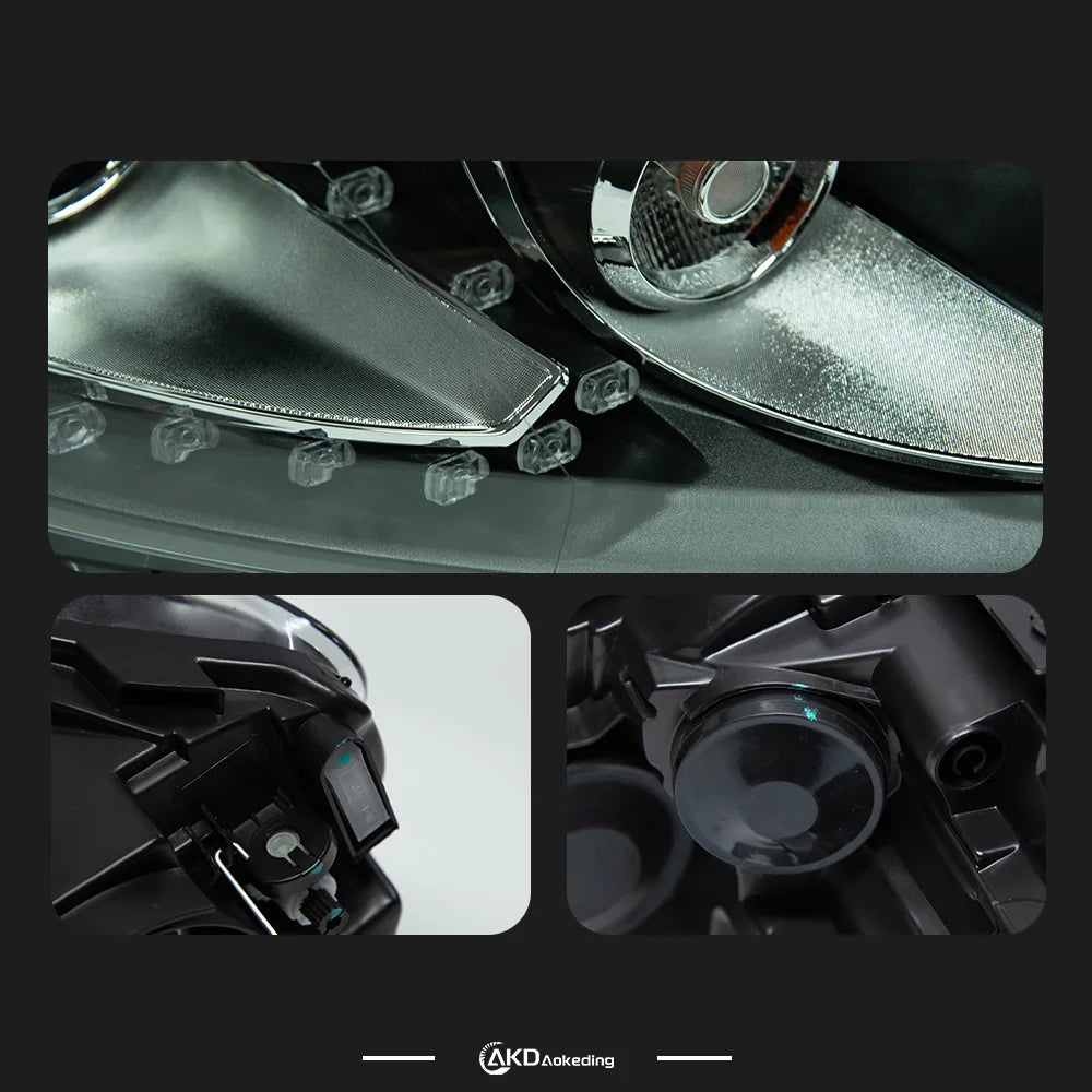 VW Golf 6 LED Koplampen 2009-2012 R20 Design – Angel Eyes DRL Bi-Xenon Headlights