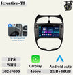 Android 2DIN Autoradio 7” met CarPlay & Android Auto voor Peugeot 206 (2000–2008)