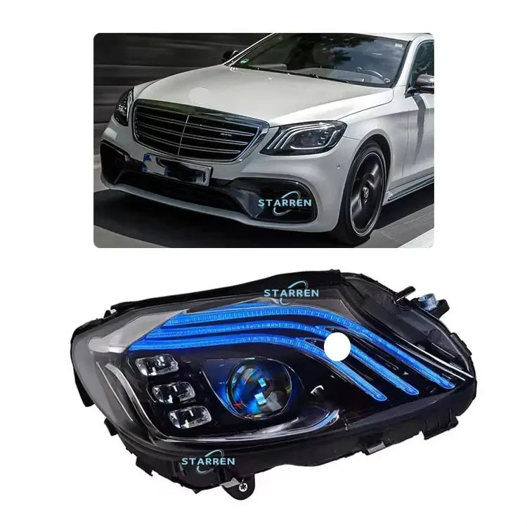 ✨ Mercedes C-Klasse W205 LED Scheinwerfer Set 2015-2020 – Plug & Play Retrofit Upgrade 🚘