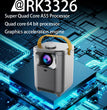 H1 Mini Smart Projektor – Tragbarer Android 11 HD-Projektor für Heimkino und Outdoor