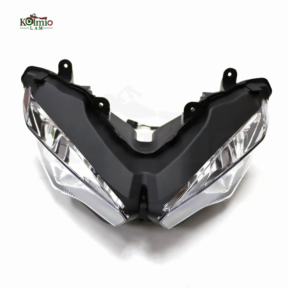 🏍️ KOLMIO-LAM Motorrad Scheinwerfereinheit für Kawasaki Ninja / ZX4R / ZX6R / Versys 650 💡