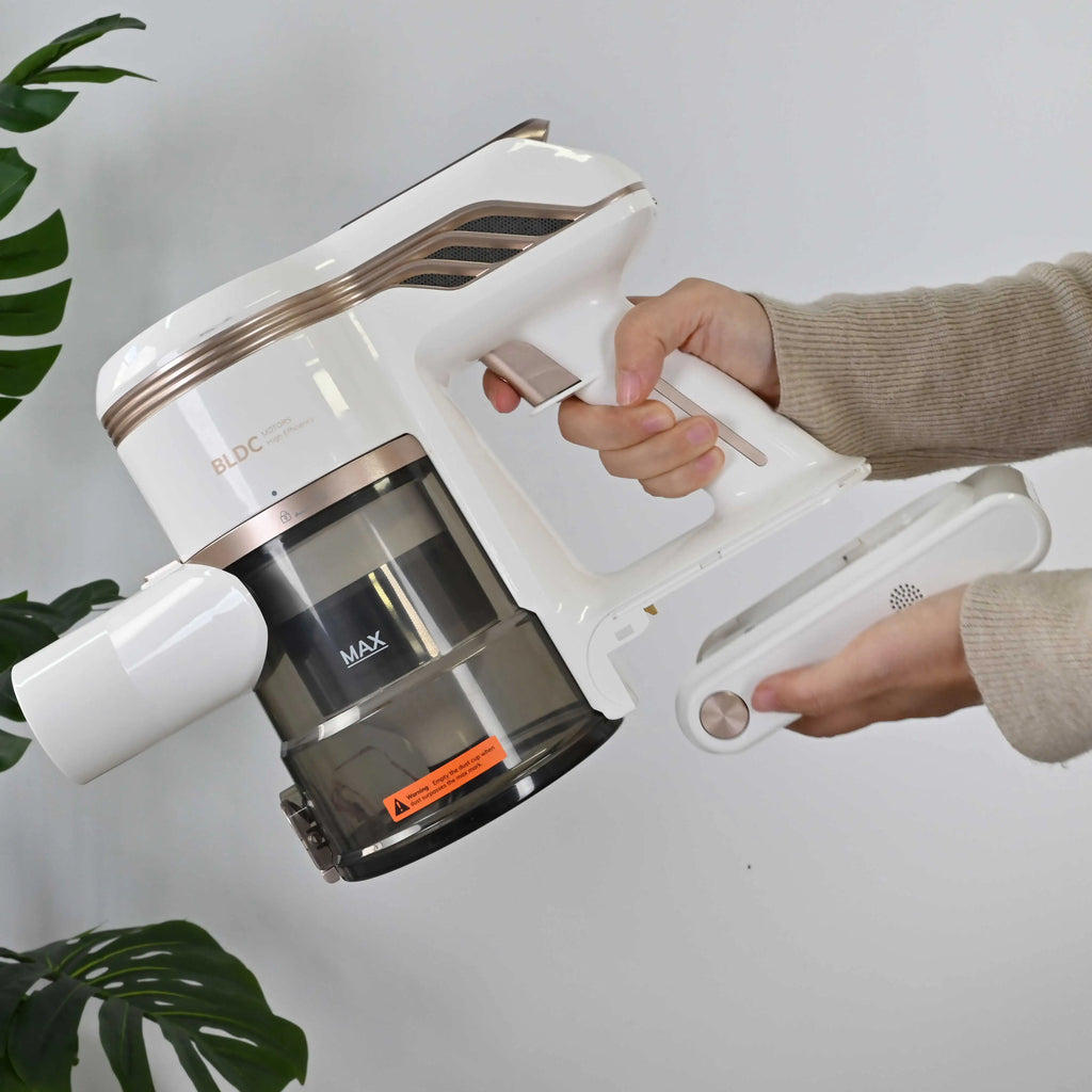 Aspirateur à main sans fil 15Kpa – Aspirateur léger avec filtre HEPA et brosse laser
