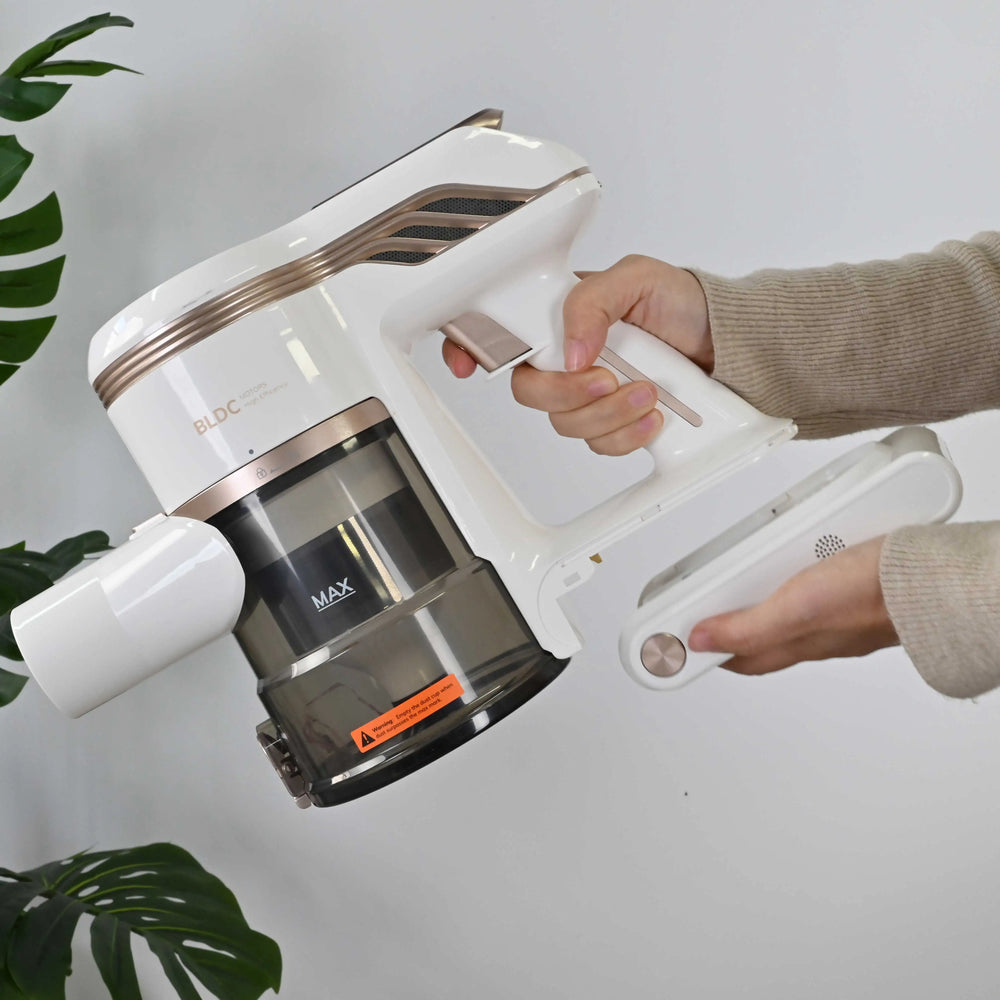 Aspirateur à main sans fil 15Kpa – Aspirateur léger avec filtre HEPA et brosse laser