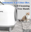 Litière Intelligente Autonettoyante pour Chat 80L avec Application – Bac à Litière Automatique avec WiFi & Contrôle des Odeurs