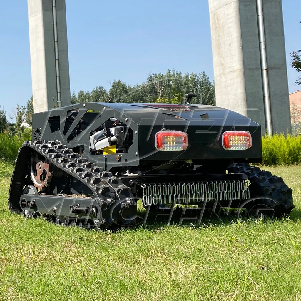 🌿 KATHER Benzin-Rasenmäher mit Fernbedienung – Professioneller Nullwendekreis-Mähroboter 🚜