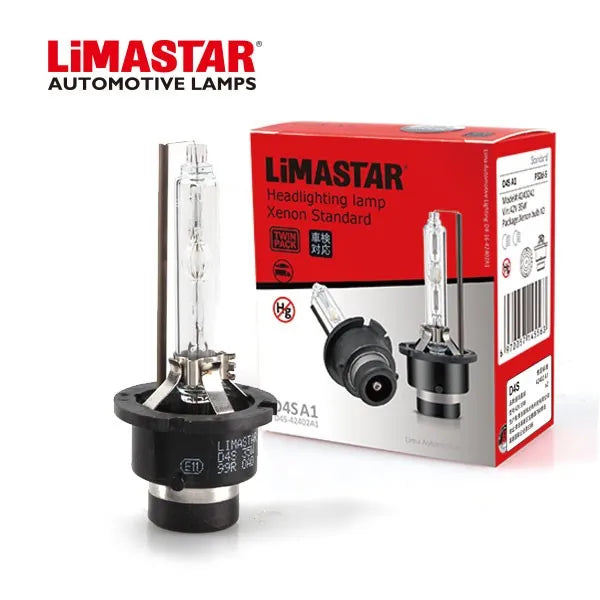 Ampoule xénon HID Limastar D4S 35 W 6000 K – Ampoule de remplacement pour phare d'origine