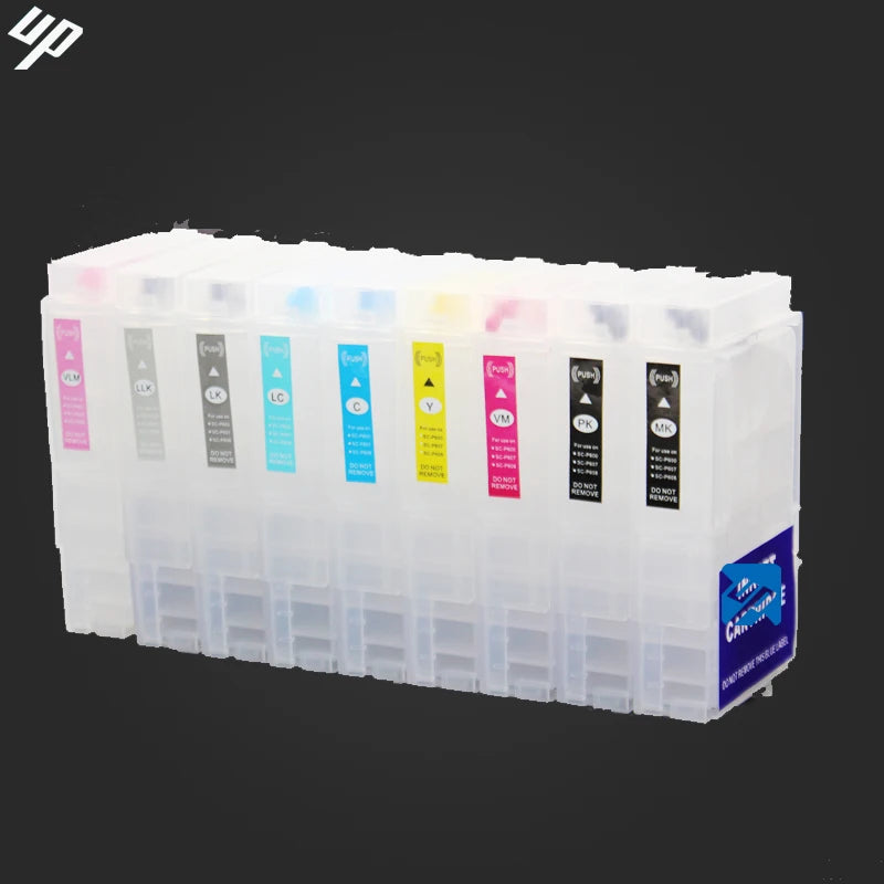 Cartouche d'encre rechargeable haute capacité UP 80 ml avec puce ARC pour Epson SureColor P600