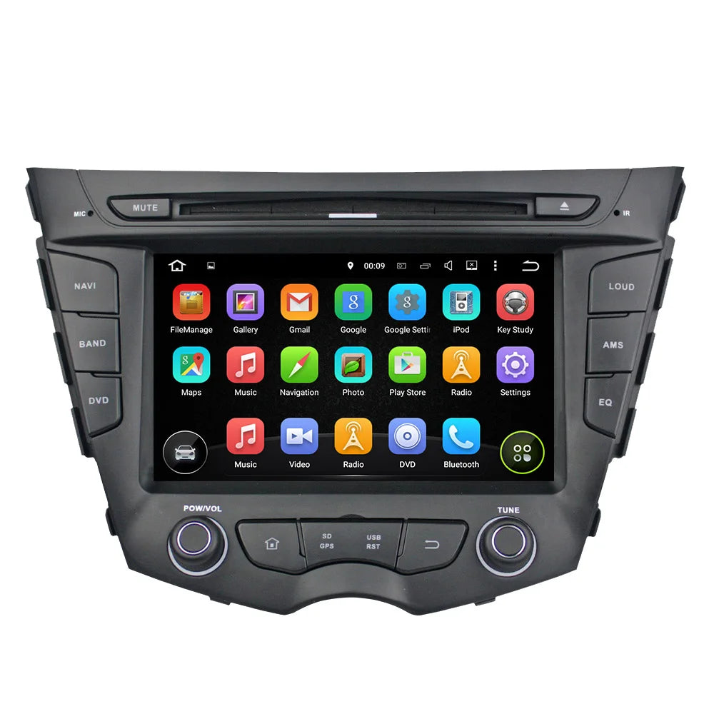 Autoradio UpSztec Android 13 Octa-Core 7" pour Hyundai Veloster 2011–2013