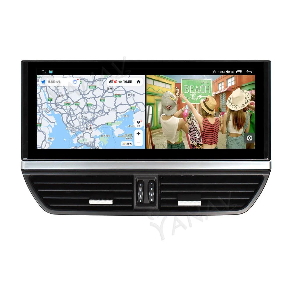 Porsche Cayenne 12.3” Android Écran tactile de Navigation & Compteur numérique (2011–2017) – CarPlay sans fil