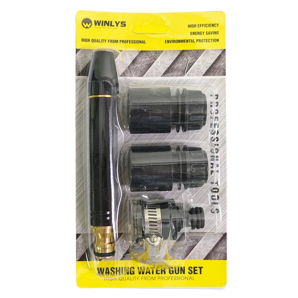 Alloy & ABS Tuinslang Foam Sprayer – Black Diamond Water Gun – Auto & Tuin Reiniging – 1/4” Aansluiting