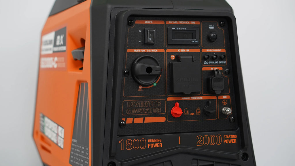 KENA Silent Inverter Generator 2 kW – 6 kW Benzingenerator für Camping, Haushalt und Notstromversorgung