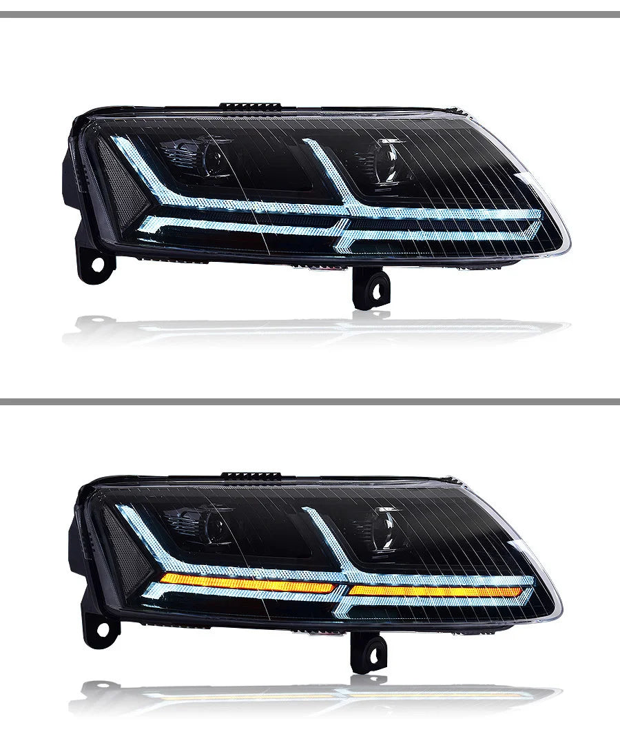 LED-Scheinwerfer mit dynamischem Blinker für Audi A6 (2005–2011) – Tagfahrlicht & Bi-Xenon
