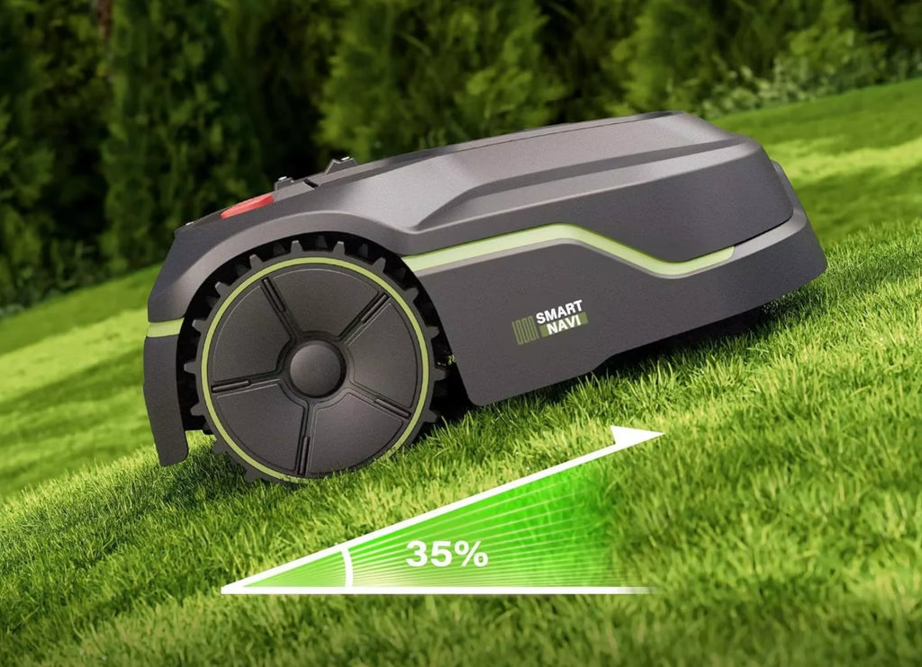 🤖 I600 Robot Grasmaaier – Slimme Accu Grasmaaier met App Bediening 🌿