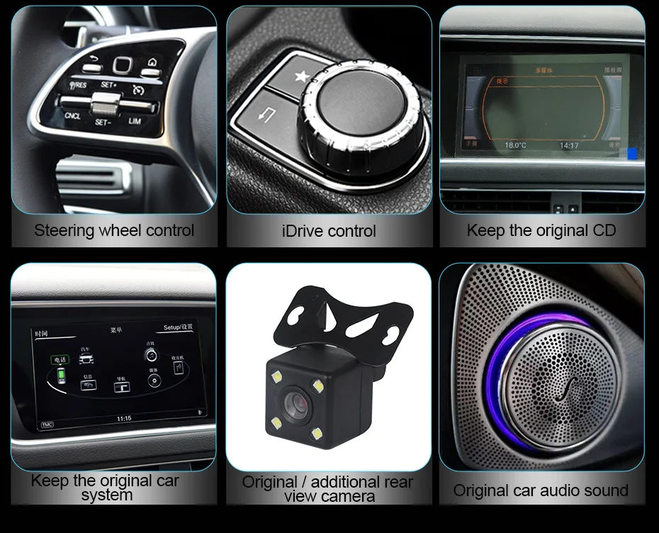 Système GPS Android Daolutong 10,25 pouces pour Audi A8L – Système multimédia Android 10,25 pouces avec OBD2 et DSP