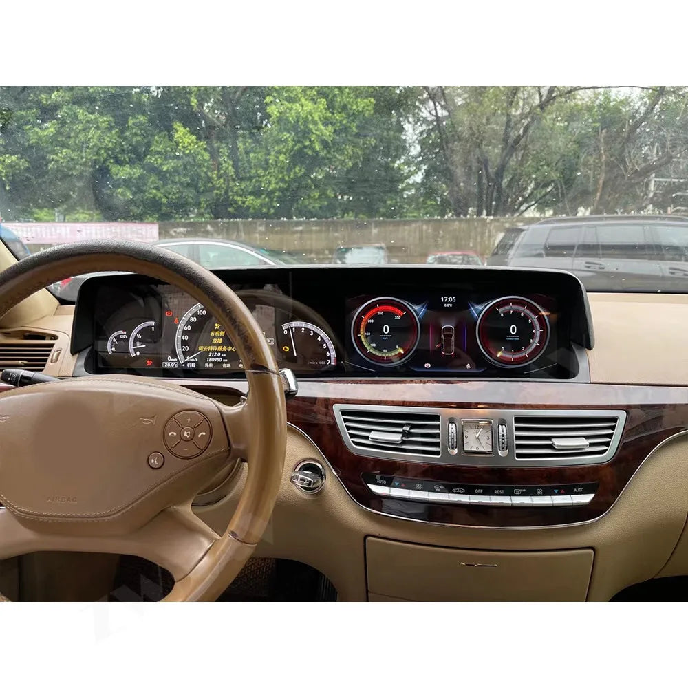 🚘 Autoradio ZWNAV 12,3” CarPlay pour Mercedes-Benz Classe S W221 – GPS, Android Auto & DSP Multimédia