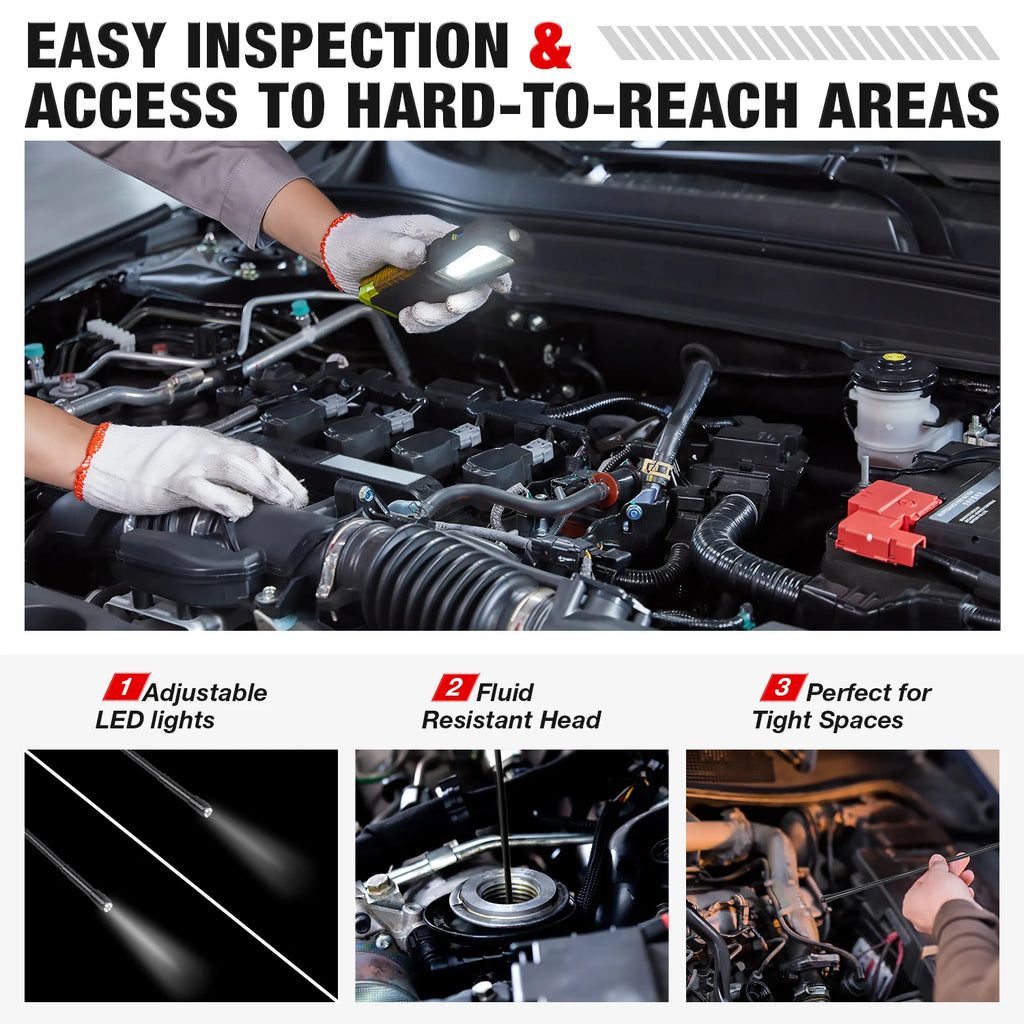 Launch VSP-600 Videoscoop HD Camera – 5.5mm Endoscoop Inspectiecamera (1280x720)