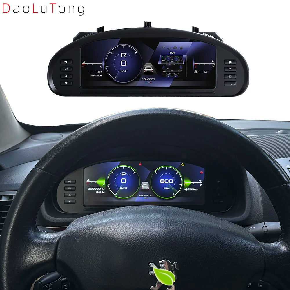 DaoLuTong IPS LCD Digital Cluster Dashboard für Peugeot 407