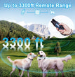 Bousnic Hunde-Trainingshalsband 1000m – Wasserdichtes Anti-Bell-Halsband mit Ton, Vibration & sicherer Korrektur