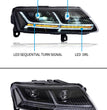 LED-Scheinwerfer mit dynamischem Blinker für Audi A6 (2005–2011) – Tagfahrlicht & Bi-Xenon