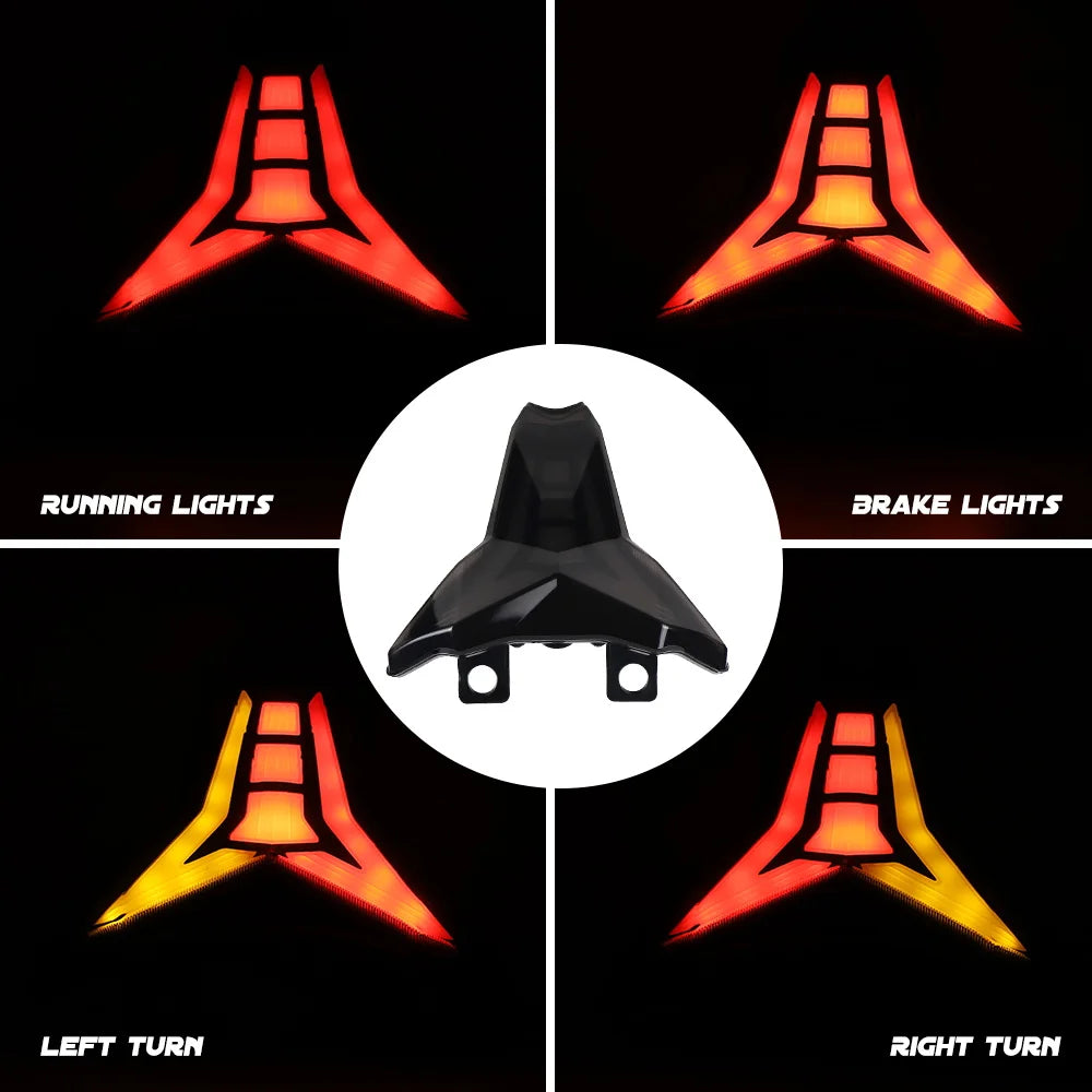 🏍️ Geïntegreerd LED Achterlicht met Richtingaanwijzers voor Kawasaki Ninja 400 (2018-2023) 🔥