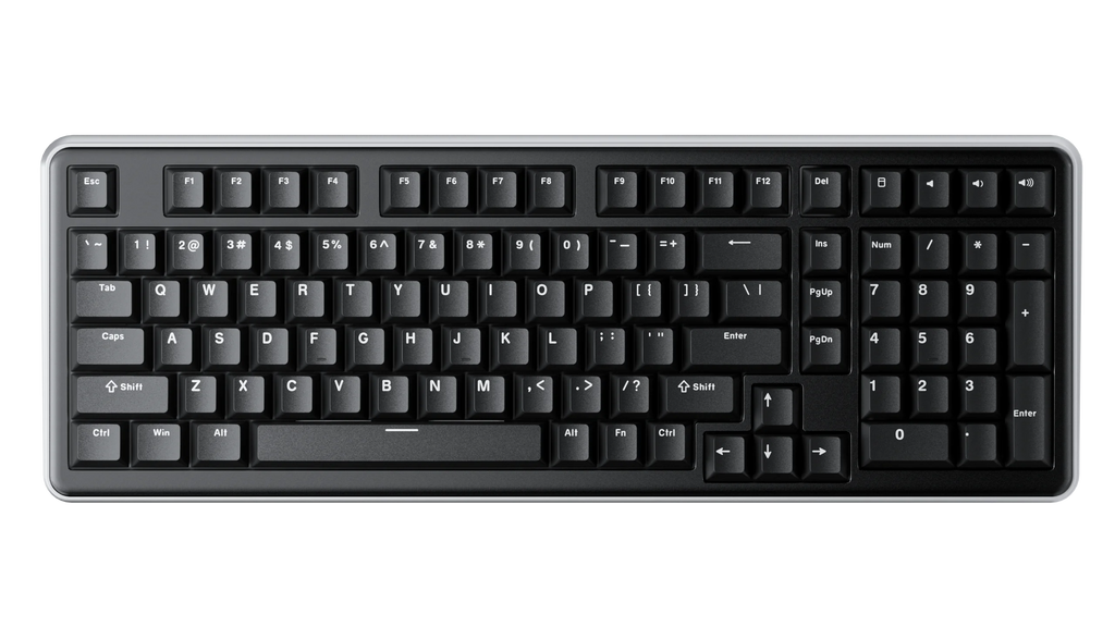 Clavier mécanique Ajazz AC100 en aluminium – Clavier de jeu RGB tri-mode avec boîtier en aluminium