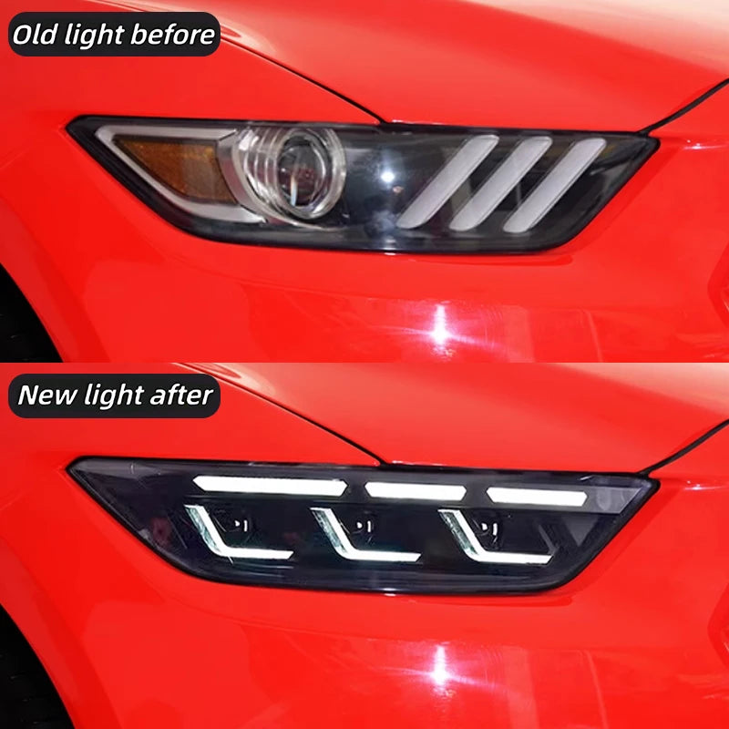 LED-Scheinwerfer mit Tagfahrlicht und Bi-Xenon für Ford Mustang (2015–2017)