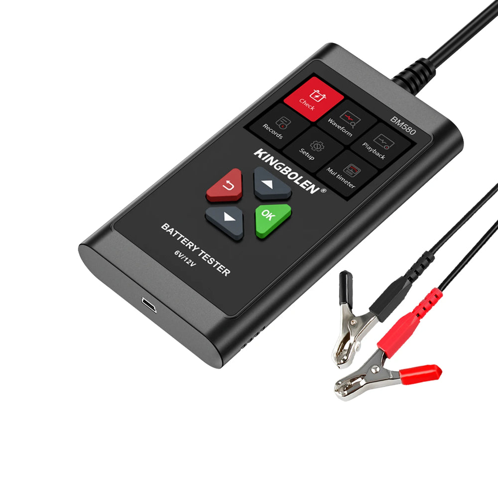 Testeur de batterie EDIAG BM580 6V/12V – Testeur de batterie professionnel (2–220Ah)