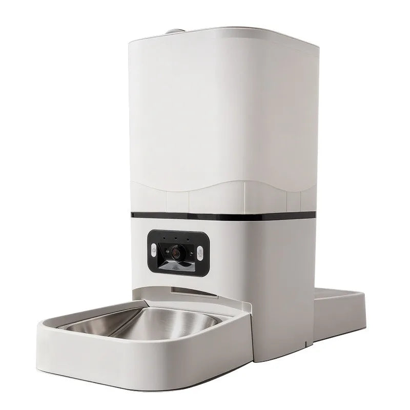 Distributeur automatique intelligent de nourriture pour animaux de compagnie avec Wi-Fi et caméra pour chats et chiens