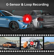 AZDOME M330 MAX 4K Dash Cam – Caméra de tableau de bord 4K pour voiture avec Wi-Fi, commande vocale et mode parking