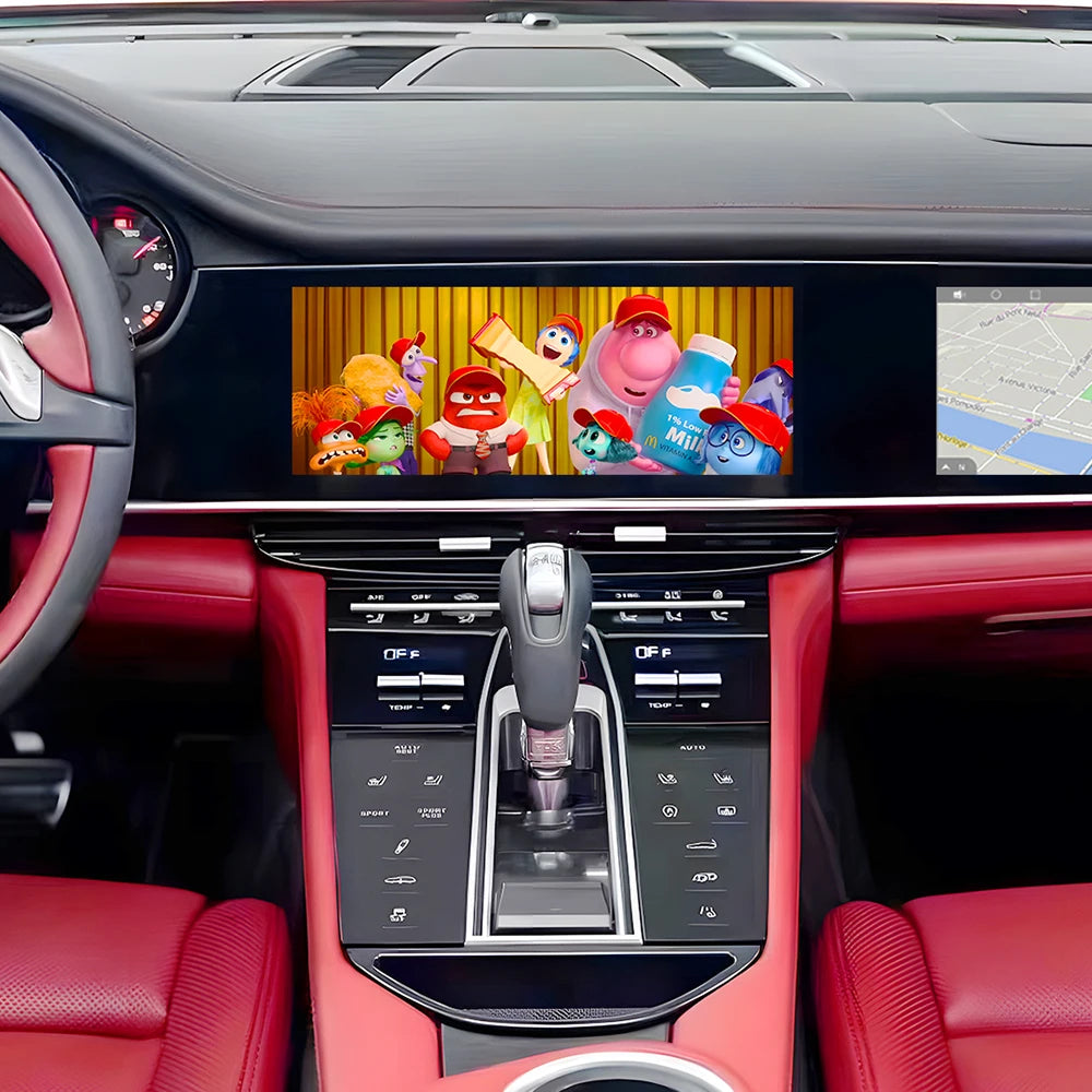 Porsche Panamera 970 Double Écran Tactile Android de 12,3" avec Navigation – CarPlay sans Fil & Android Auto (2010-2016)