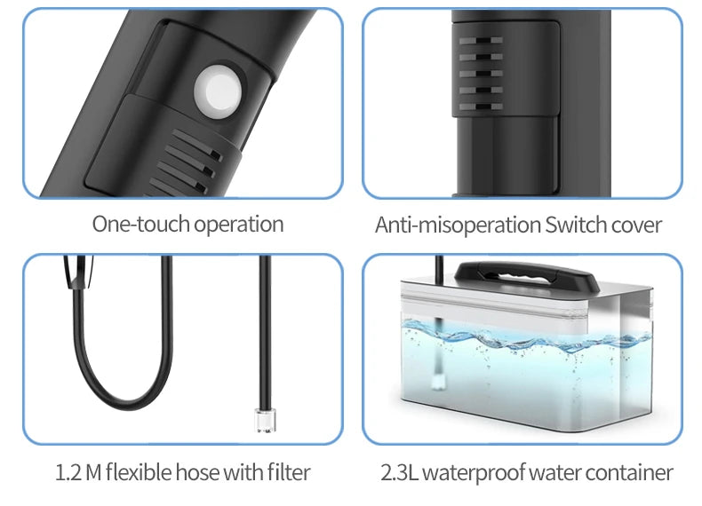 Tragbare Bidetdusche mit Wassertank – Elektrische Hygienedusche