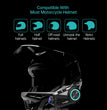 Intercom pour casque moto FreedConn R3-PRO avec caméra 2K – Casque Bluetooth 5.1 avec audio haute résolution