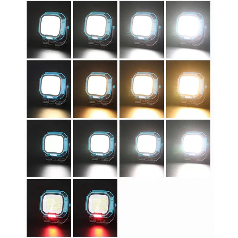 30W COB LED Oplaadbare Zaklamp 4000mAh – USB – Super Helder – Powerbank Functie