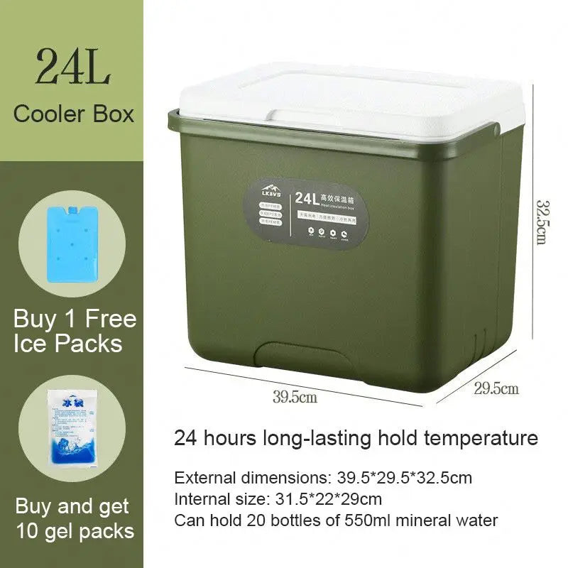 Glacière rigide CIMC XCU – Glacière de qualité alimentaire de 24 L pour boissons et aliments