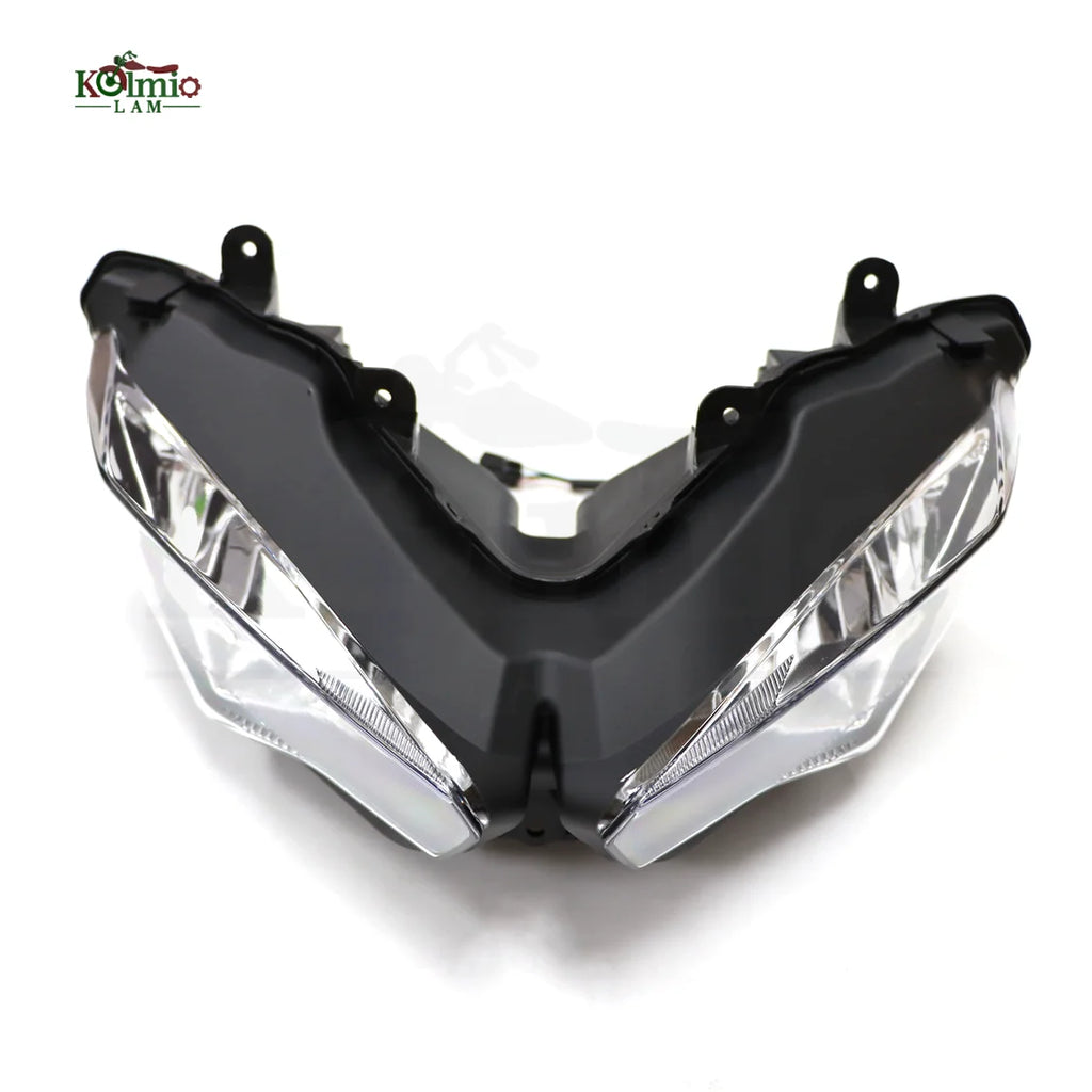🏍️ Phare avant KOLMIO-LAM pour Kawasaki Ninja / ZX4R / ZX6R / Versys 650 💡
