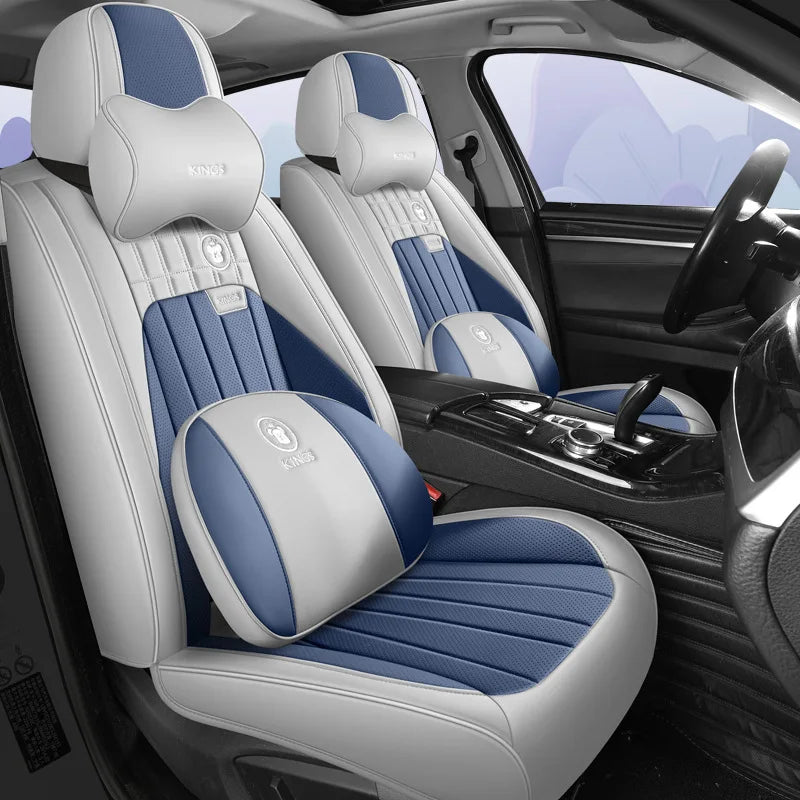 Luxuriöses Autositzbezug-Set aus Leder – Komplettes Set an Autositzschonern