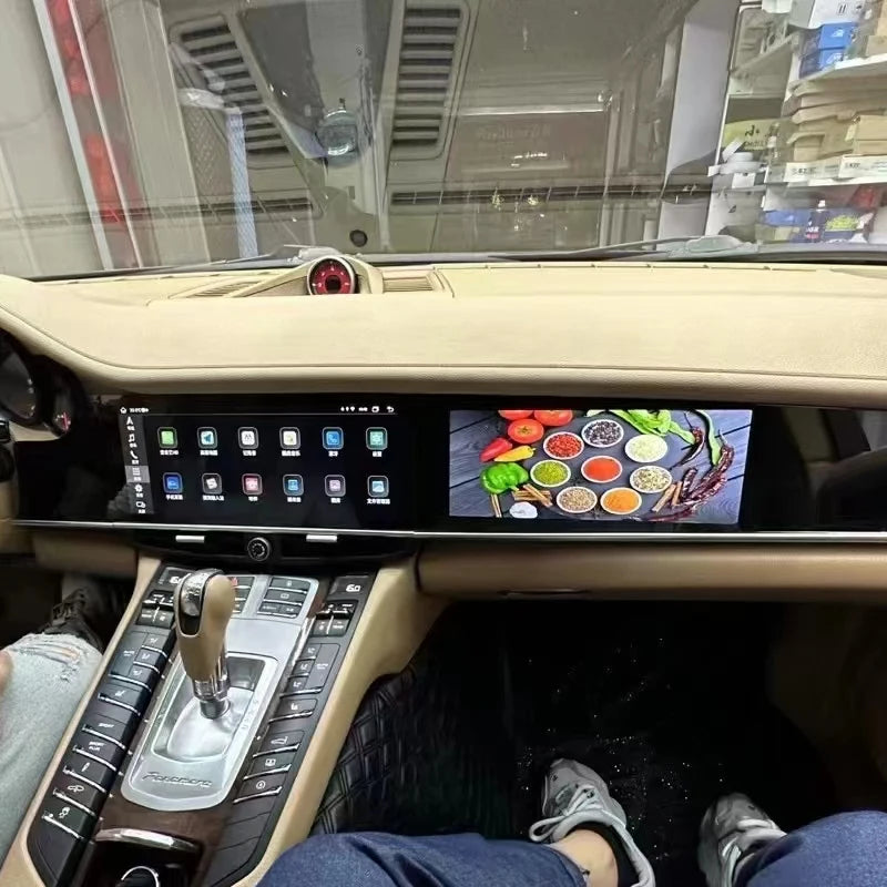 Porsche Panamera 970 Dual 12.3” Android 13 Navigatie – CarPlay & Multimedia Systeem (2010–2016)
