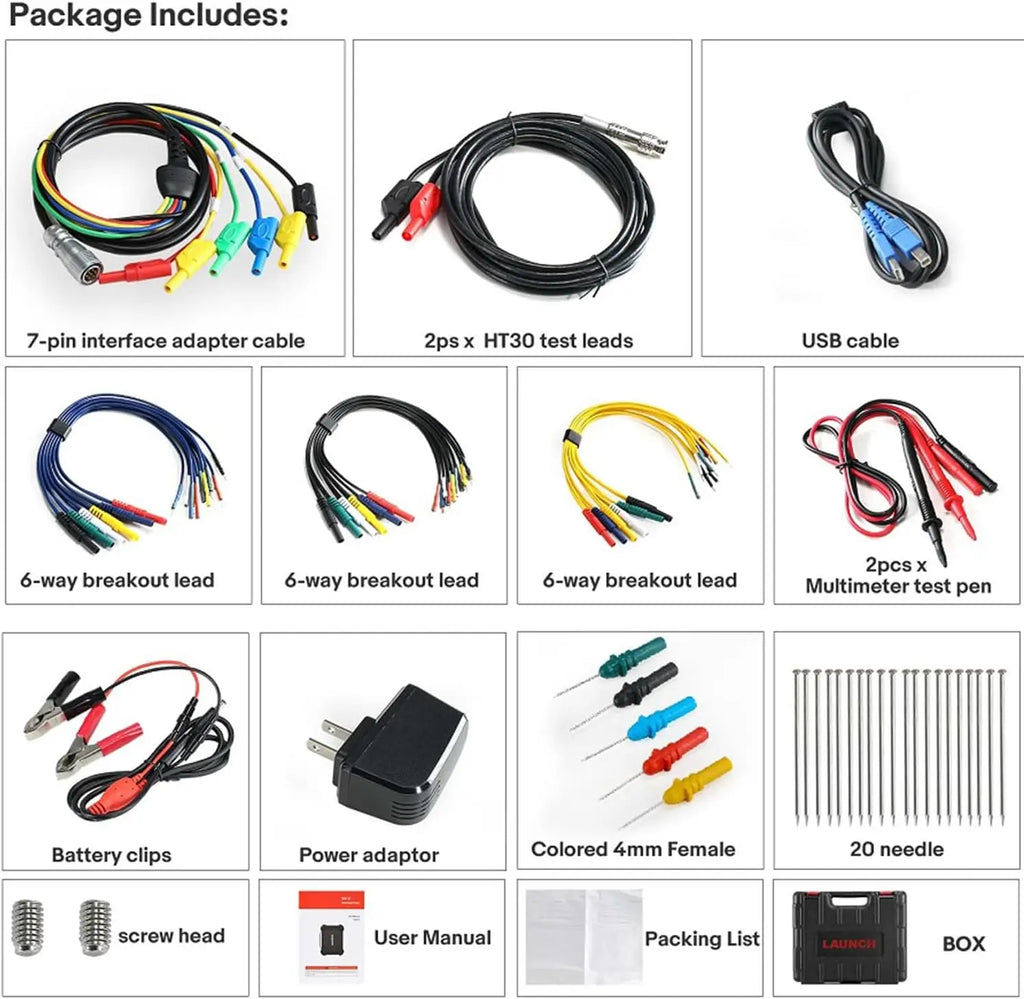 Boîtier de capteur Launch S2-2 – Testeur de capteurs professionnel (12 V)