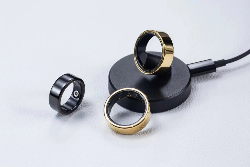 Bague connectée Amovan Nova – Titane – IP68 – Suivi de santé et de forme physique