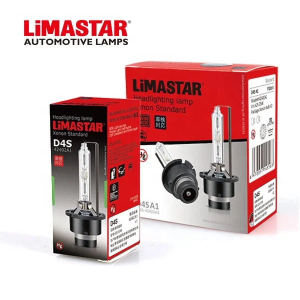 Ampoule xénon HID Limastar D4S 35 W 6000 K – Ampoule de remplacement pour phare d'origine