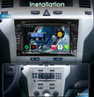 Erisin ES6660PB Android 14 Autoradio – 2DIN GPS-Navigation mit kabellosem CarPlay & Android Auto für Opel