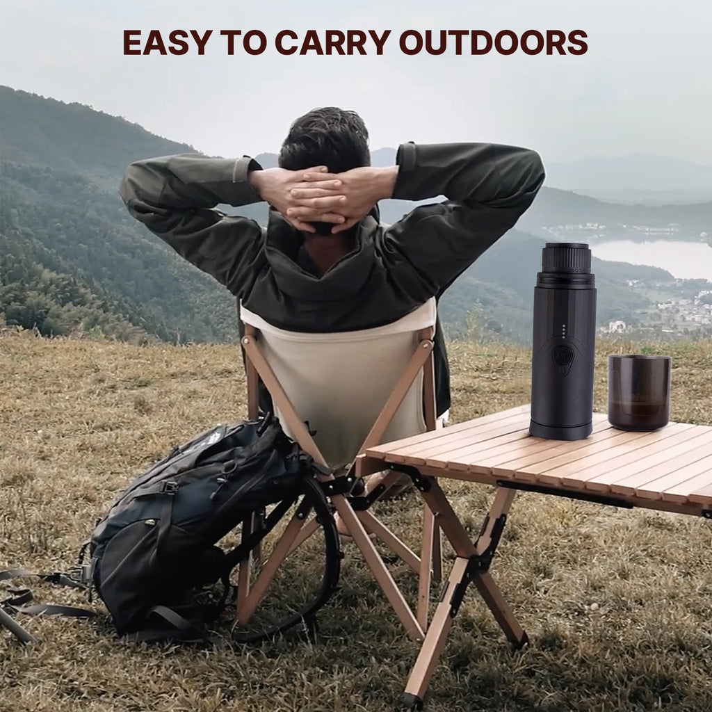 Tragbare Espressomaschine 20 Bar USB-C – Mini-Kaffeemaschine mit Akku & Heizfunktion