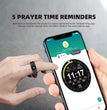 Bague Tasbeeh connectée Equantu QB708 – Comptage numérique des dhikr via application – Étanche