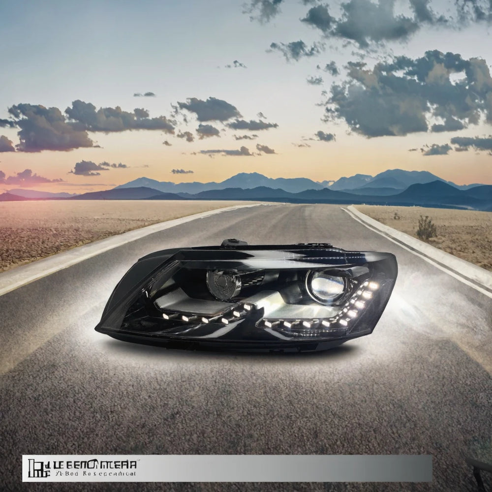 Volkswagen Passat Scheinwerfer 2011-2015 Xenon-LED-Scheinwerfereinheit mit blauer LED-Linse