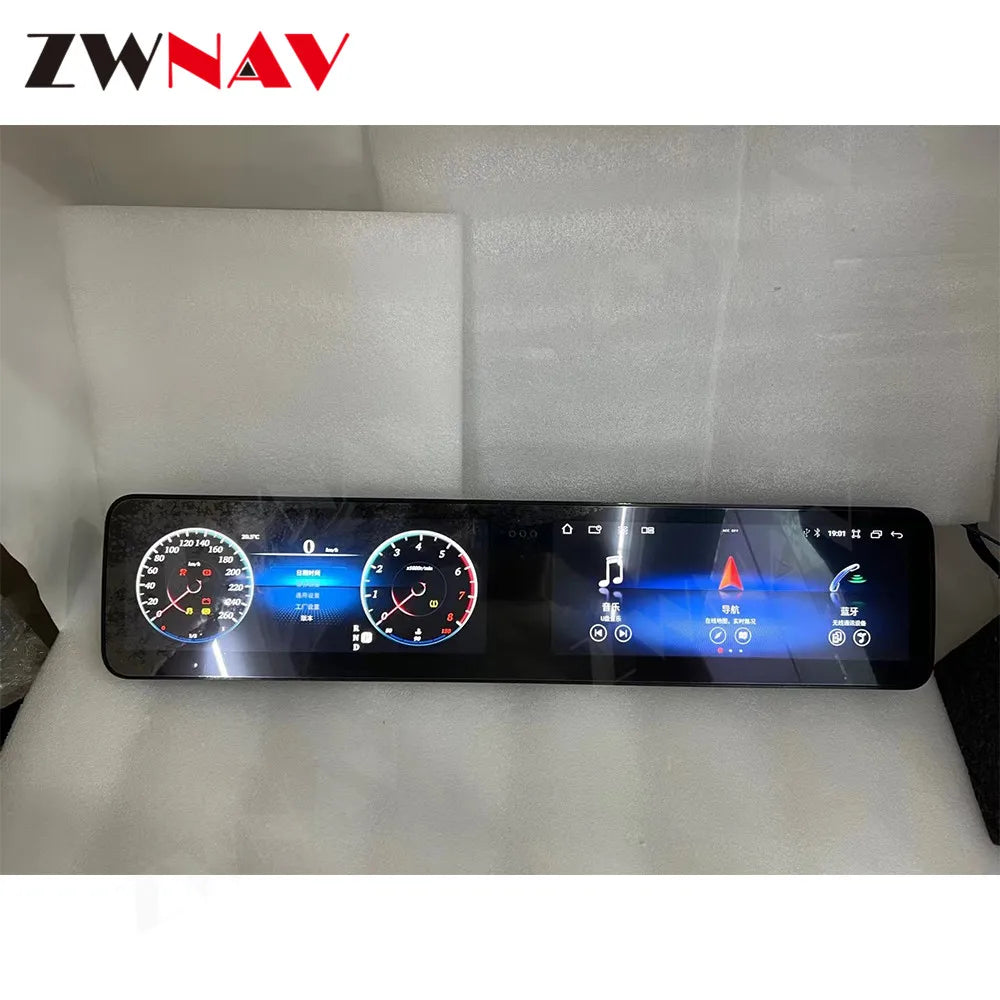 🚘 ZWNAV 12.3” CarPlay Autoradio voor Mercedes-Benz S-Class W221 (2005-2013) – GPS, Android Auto & DSP