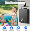Chauffe-eau instantané au propane JSD001-6L pour l'extérieur – Chauffe-eau à gaz portable de 6 L pour le camping et les véhicules récréatifs