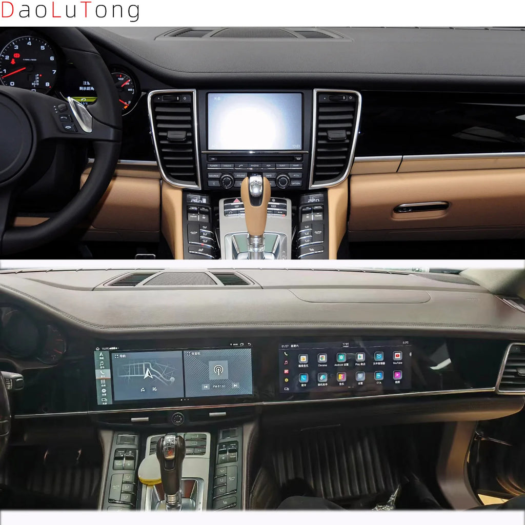 Porsche Panamera 970 Dual 12.3” Android 13 Navigatie – CarPlay & Multimedia Systeem (2010–2016)